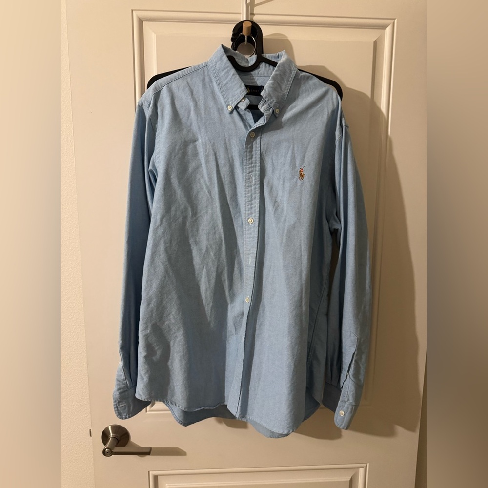 Polo Ralph Lauren Oxford Button Down Shirt Size L
